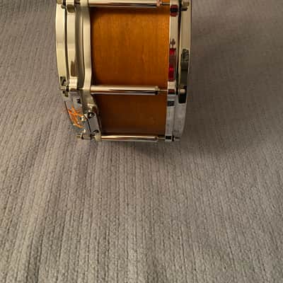 Pearl FTMMH1465 Free-Floating 14x6.5" Maple/Mahogany Snare Drum 2014 - 2020 - Satin Mahogany image 7