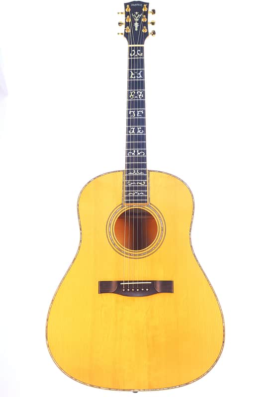 Blazer 1995 D-45 style from 1995 - Made in Martin D-45 style - fine handmade acoustic guitar (Blazer & Henkes) - check video! image 1