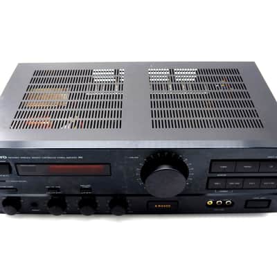 Onkyo Stereo Amplifier A-RV400 w/ Remote Black Tested Works 100 Watts image 7