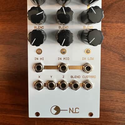 NLC Nonlinearcircuits Brain Custard 2024 - White and Gold image 1