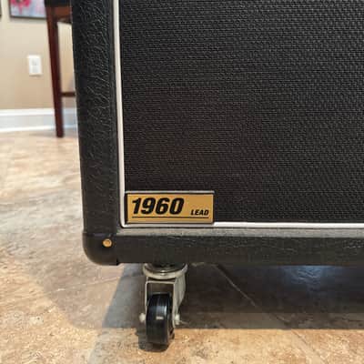Marshall 1960B Lead 300-Watt 4x12" Straight Guitar Speaker Cabinet 1998 - Present - Black image 3