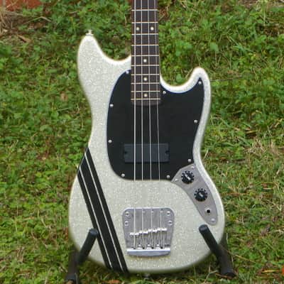 Fender Squier Mikey Way Signature Mustang Electric Bass Guitar MFG Refurbished image 2