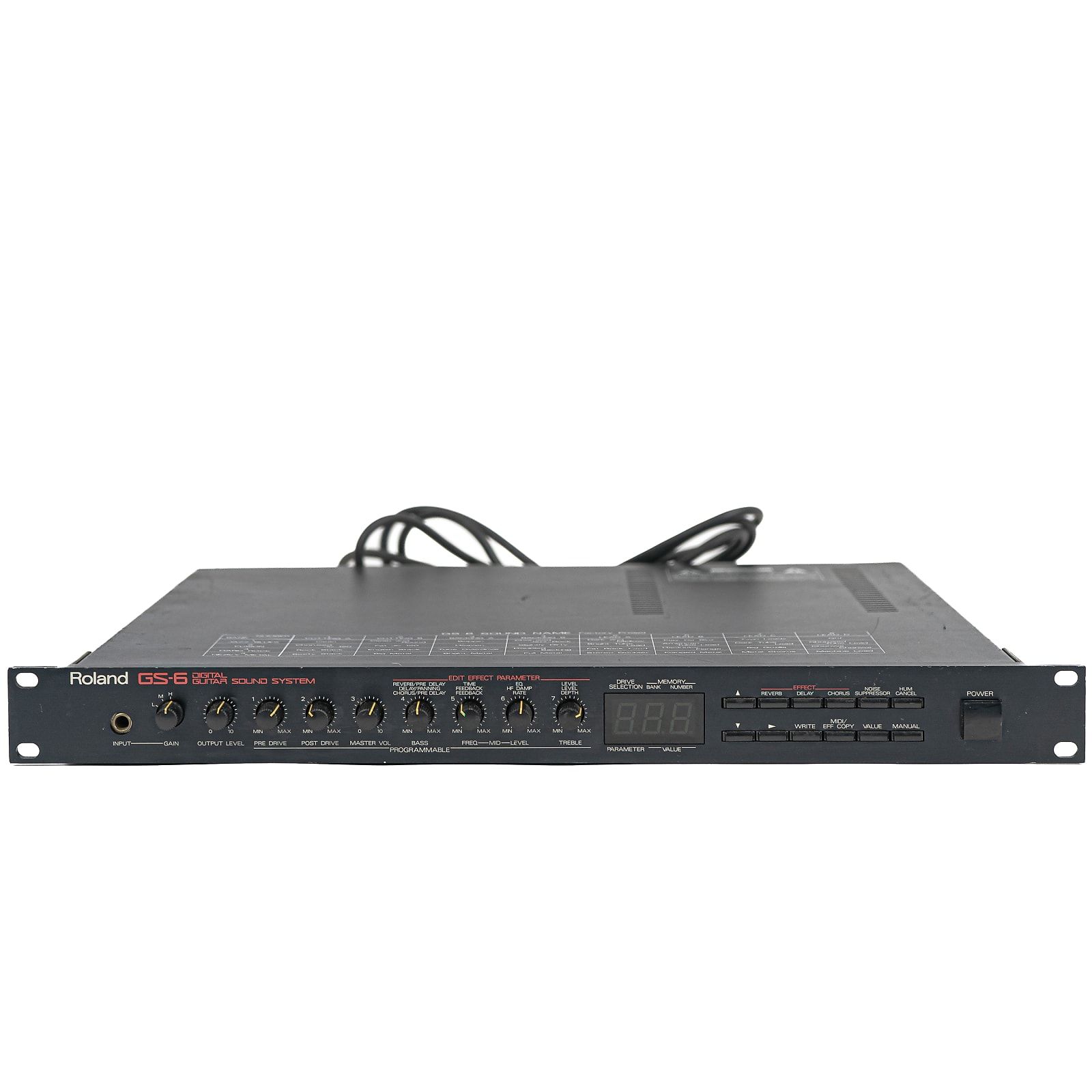 Roland GS-6 デジタルギターサウンドシステム　　エフェクター Roland GS-6 Digital Guitar Sound System | Reverb UK