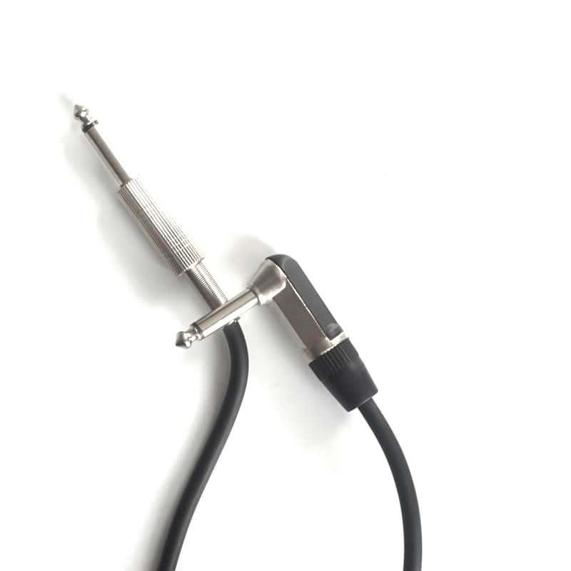 Jack Lead 5m Guitar Cable Right Angle 90 degrees 6.35mm image 1