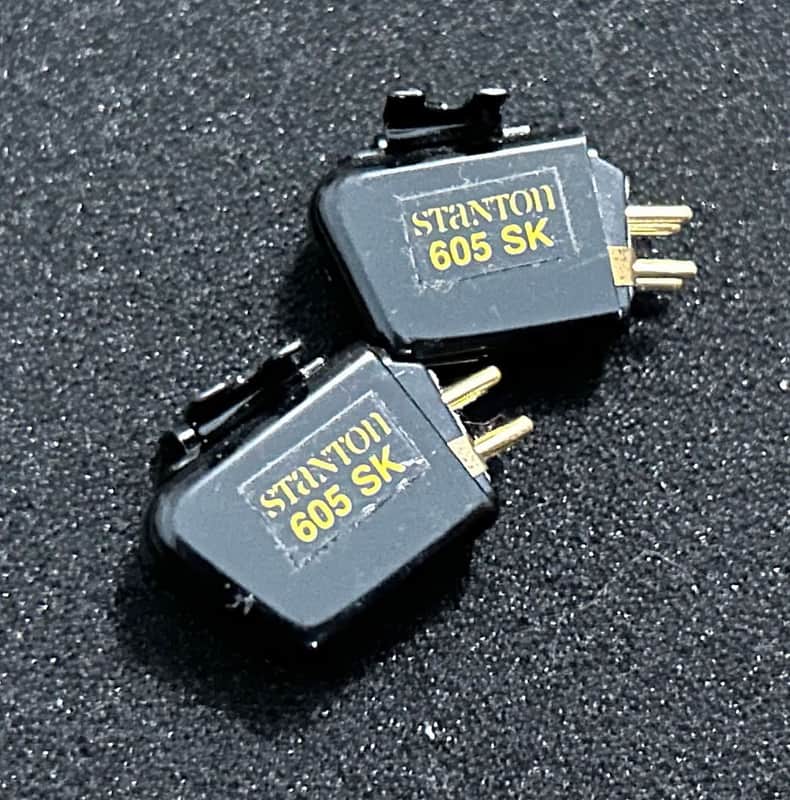 Stanton 605 SK Turntable 2 DJ Cartridges Pair (no stylus) 605SK image 1