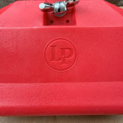 Latin Percussion LP Red Jam Block Cowbell w/ Meinl Percussion Mount Clamp - Used image 2