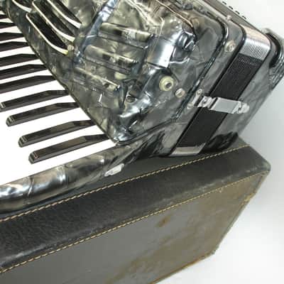 Pancordion Crucianelli Piano Accordion, Slate w/ Case & Straps image 5