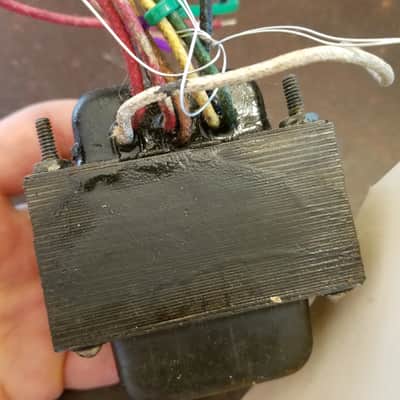 Woodward Schumacher 80-73-0  Vintage Power Transformer Tested 120 / 6.3 V Tube Amp Project 1963 image 6