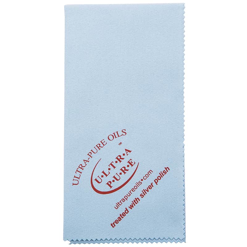 Ultra Ultra-Pure Silver Polishing Cloth ~ Large ~ Blue Silver