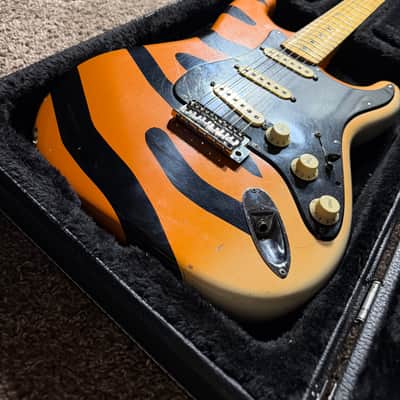 Fender 1979 Stratocaster with Maple Fretboard - Refinished Tiger image 12
