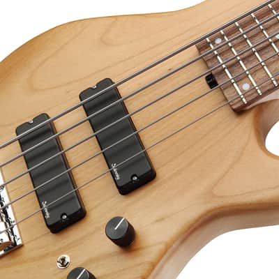Sadowsky MetroLine 24-Fret Singlecut Soapbar Bass 5 String, Red Alder Body, Natural Transparent Satin image 5