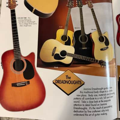 Jasmine Guitar catalog 1993 EC-33C 31c S-31 TS-90C Takamine image 4