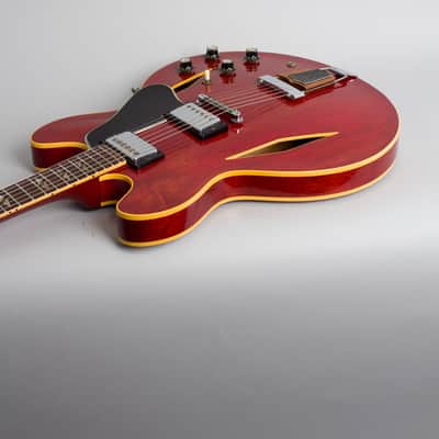 Gibson  Trini Lopez Standard Semi-Hollow Body Electric Guitar (1966), ser. #401222, original black tolex hard shell case. image 7