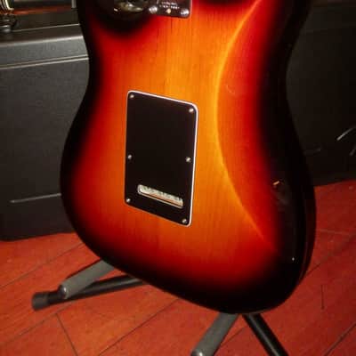 2013 Fender American Deluxe Stratocaster HSH Sunburst image 6