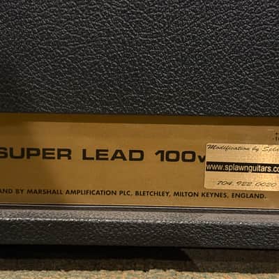 Marshall Super Lead 100w MKII Head Reissue Splawn Modded image 10
