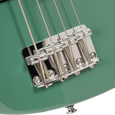 Cort GBSHORTSCALEFGRB Poplar Body Roasted Maple C Shape Neck Short Scale 4-String Electric Bass Guitar w/Gig Bag image 7