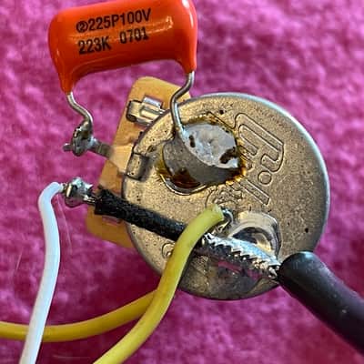Vintage 2008 Gibson Les Paul wiring harness kill switch for les paul paf burst standard es-335 image 14