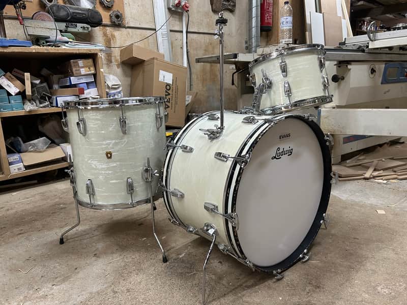 Ludwig Superclassic 1960/63 - White marine pearl image 1