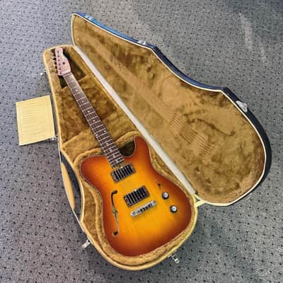 2013 Fibenare Guitars Roadmaster '56 Custom Thinline Flame Maple / Korina - Faded Cherry Sunburst - FEATHERWEIGHT Custom Boutique Electric - USED! image 13