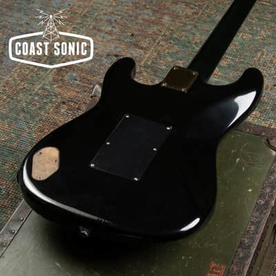 1985 Fender Boxer Series Stratocaster ST-555 All Black Made in Japan image 11