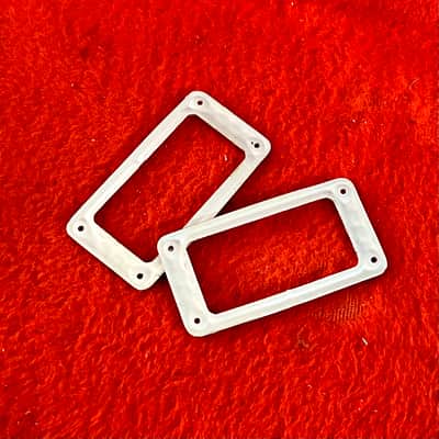 Gretsch Pickup rings 1960’s - Silver original vintage USA supertron filtertron HiLoTron image 2