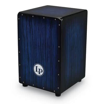 Latin Percussion Aspire Accents Series Cajon - Blue Burst Streak image 1