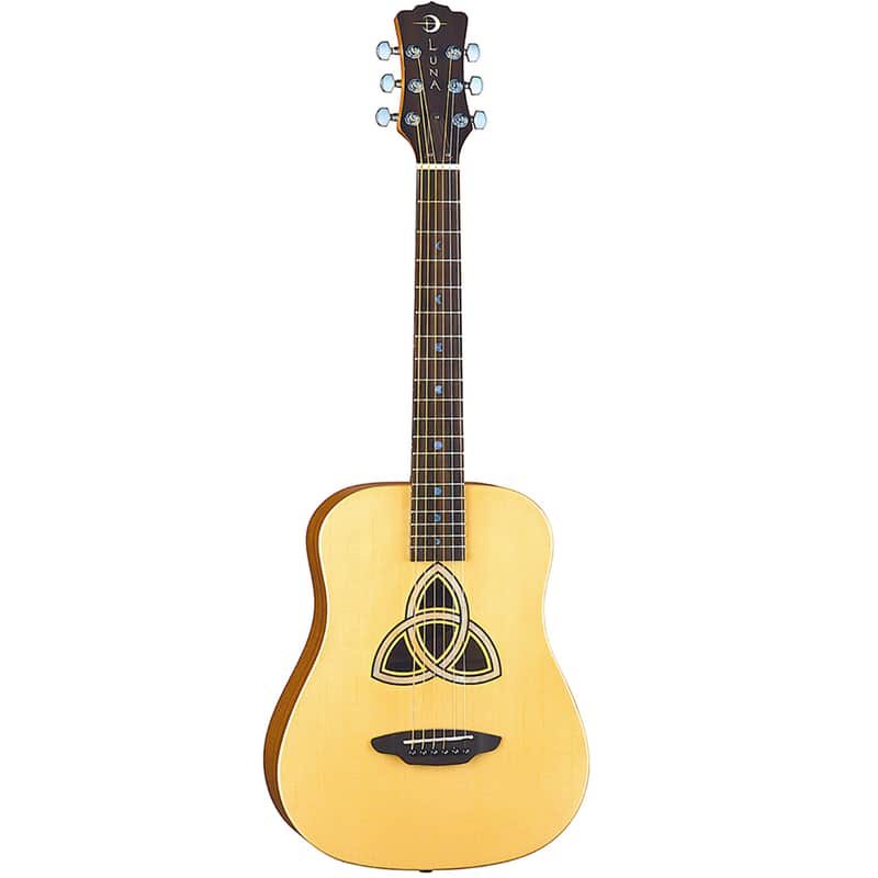Luna Safari Trinity Travel Acoustic Guitar Natural image 1