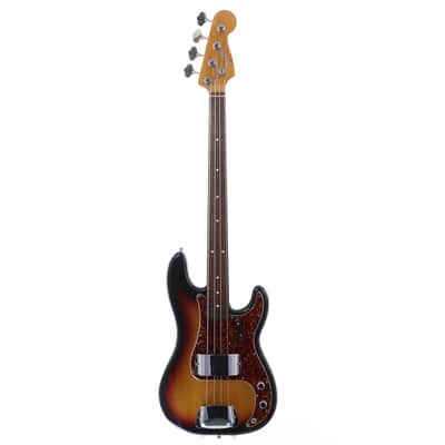 FENDER USA American Vintage '62 Precision Bass (Fretless mod) 3-Color Sunburst [V147080] (05/12) image 13