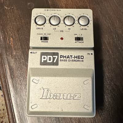 Ibanez PD7 PHAT-HED 訳あり品 Ibanez PD7 Tone Lok Phat Hed Bass OD Overdrive Pedal | zZounds