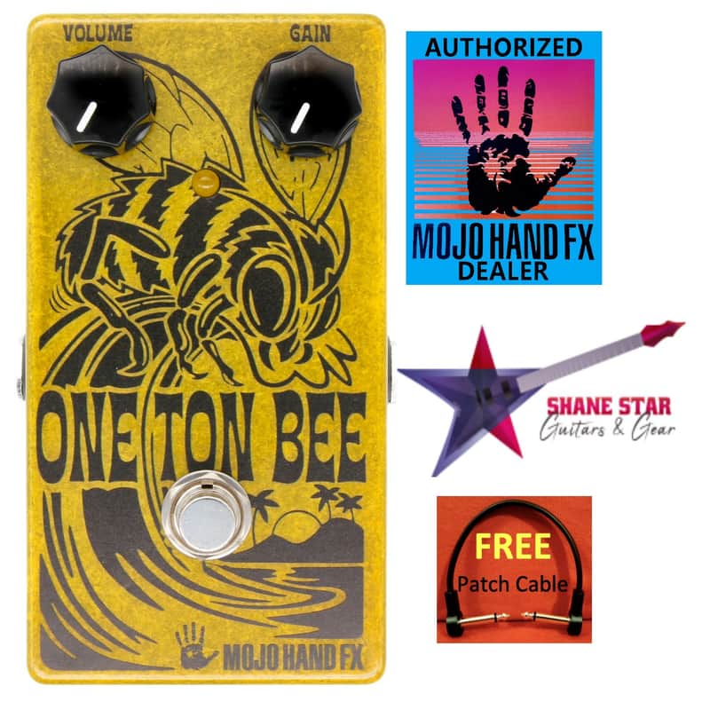 Mojo Hand FX FUZZ🐝One Ton Bee🐝Gnarly, Nasty Fuzz🔊Yet A Bit More Musical image 1