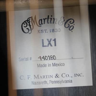 Martin LX1 Little Martin 3/4 Acoustic Guitar Natural w/gigbag image 7