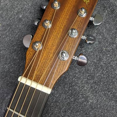 Zager ZAD50 Dreadnought Acoustic Guitar Natural Satin Finish w/ Hardshell Case image 8
