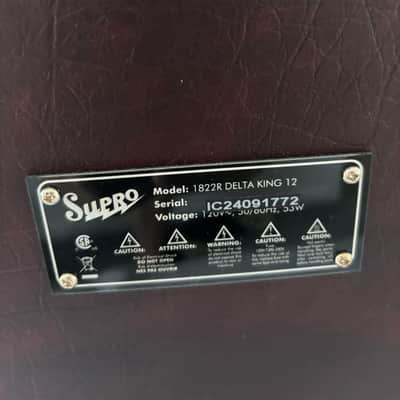 Supro Delta King valve combo image 5