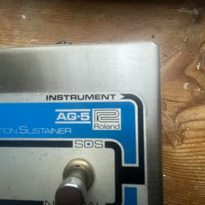 vintage rare 1970s Roland Boss AG5 Funny Cat Sustainor and Harmonic Mover guitar pedal image 2