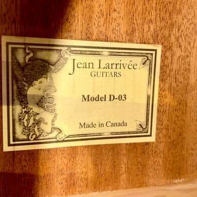 Larrivee D-03E Mahogany 2008 - Natural Satin + Case image 11