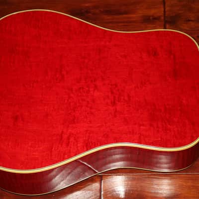 1963 Gibson Hummingbird, Rare flamed Maple back & sides image 4