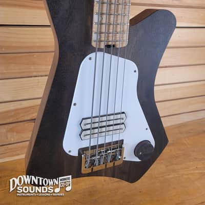 Jones'n Guitars "The Knob" KB 5-String Bass with Access Soft Shell Case - Chambered Walnut, 8lbs 8oz image 4