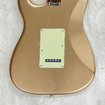 Mint Fender American Professional Classic Stratocaster, Faded Firemist Gold + Gig bag image 2