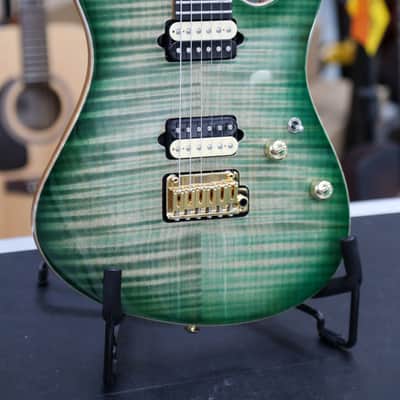 SUHR Modern Custom Faded Trans Green Burst image 9