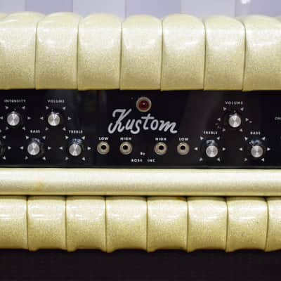 Vintage Kustom L 79 5RV Frankenstein Head with Jenson Cabinet image 2