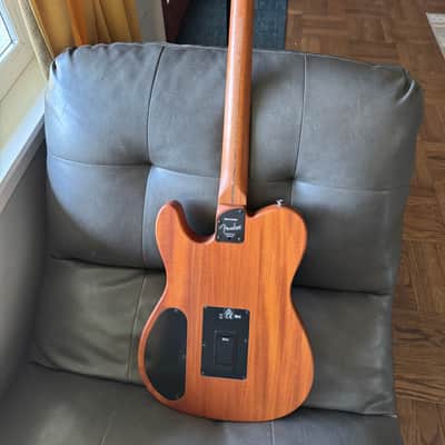 Fender Acoustasonic Player Telecaster - Brushed Black - W/Fender Gig Bag image 3