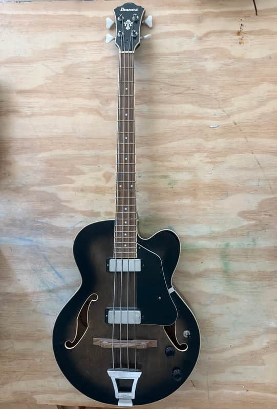 Ibanez AFB200-TKS Standard Artcore Bass 2018 - Present - Transparent Black Sunburst image 1