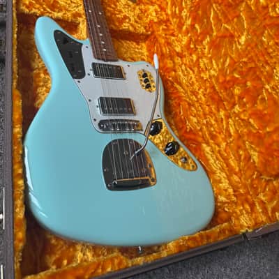 Fender Vintera '60s (Mastery and Lollar upgrades w case) Jaguar Modified HH with Pau Ferro Fretboard 2019 - 2023 - Surf Green image 1