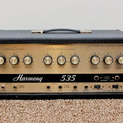 Harmony 535 50-watt Guitar Amp Head 1967 image 1