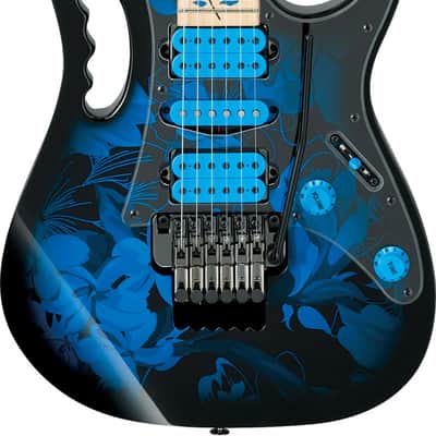 Ibanez JEM77P-BFP Steve Vai Signature JEM E-Guitar 6 String - Blue Floral Pattern + Gig Bag image 6
