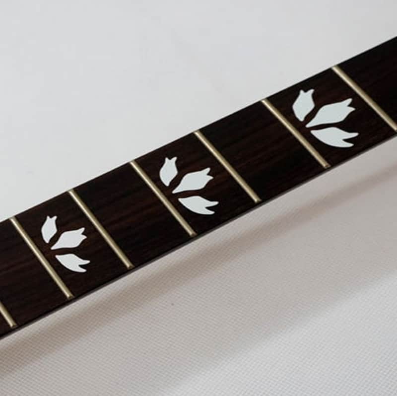Fret Markers Inlays Flowers Silver Stickers Inlays Vinyl Guitar Electric & Acoustic. image 1