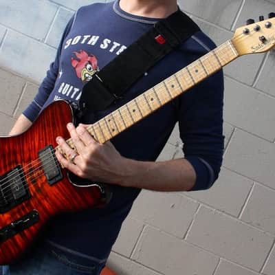 Sadowsky NYC T-Style Guitar - Devin Townsend Replica - 2018 - Dark Cherry Tiger image 5