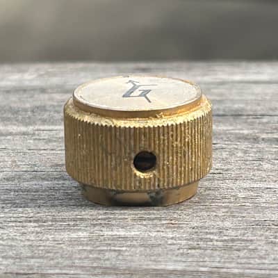 Vintage 1960's Gretsch G Arrow Guitar Knob Gold With Set Screw (05101) image 5
