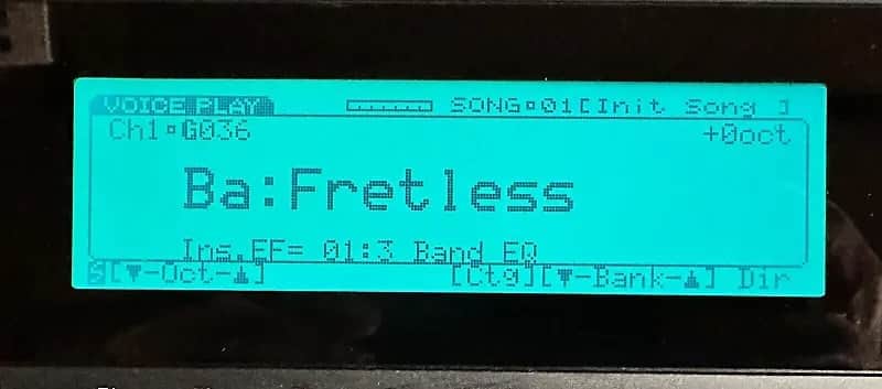 Korg Korg 01W, 01W FD, T1, T2, T3, i2, i3, Yamaha SY77, SY99, W5, W7 LCD Backlight. image 1