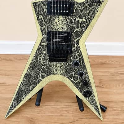 Rare Dean Dimebag Stealth Snakeskin Electric Guitar w/ Hardshell Case – Discontinued / Hard to Find image 2